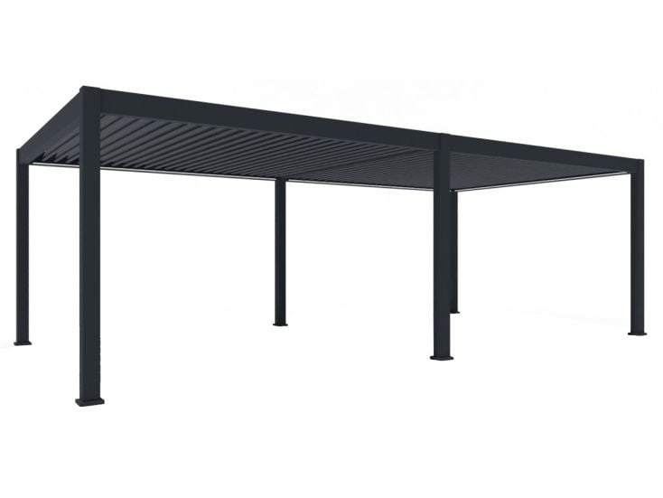 Orion Premium 400x800cm elektrische LED overkapping - antraciet