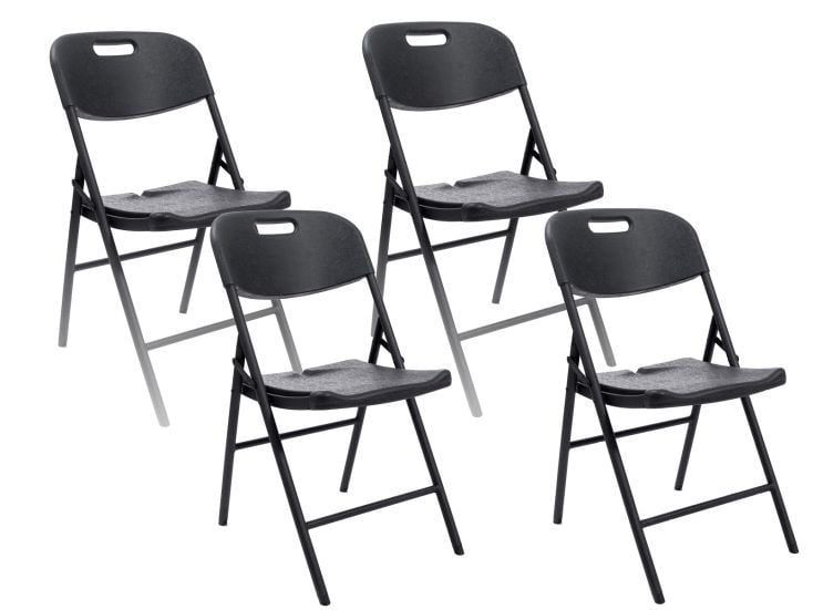 Skandika Masi campingstoelen set - 4 stuks