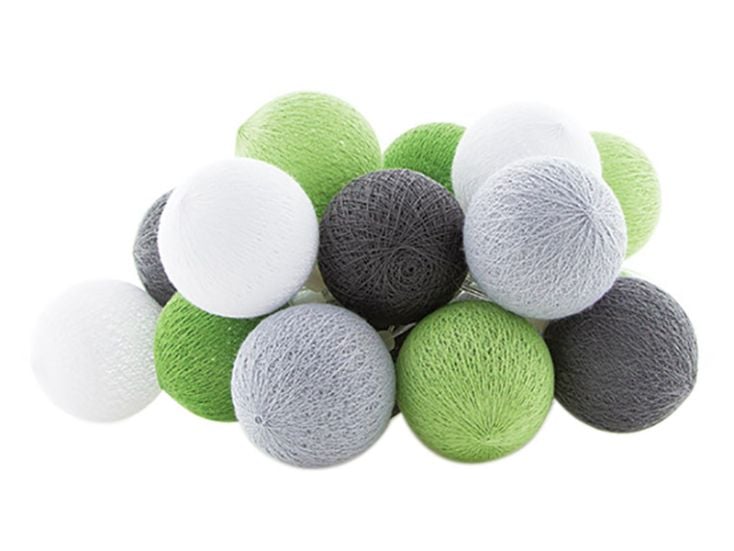Cotton Ball Lights Outdoor starter kit lichtslinger - Verde