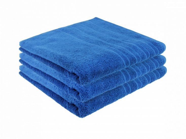 Pure4u set van 3 luxe hotel handdoeken - Jeans Blue