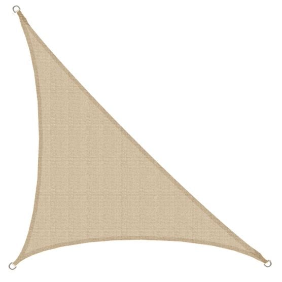 AMANKA 4,2 x 3 HDPE schaduwdoek - Beige