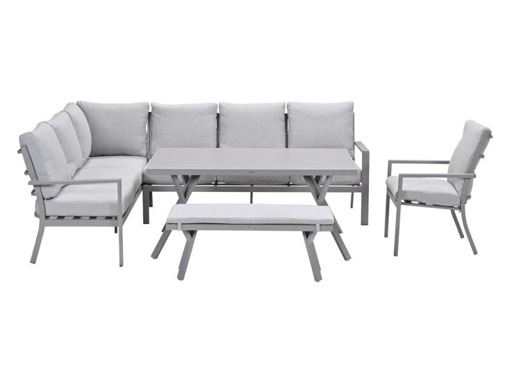 Garden Impressions Senja 5-delige lounge-diningset