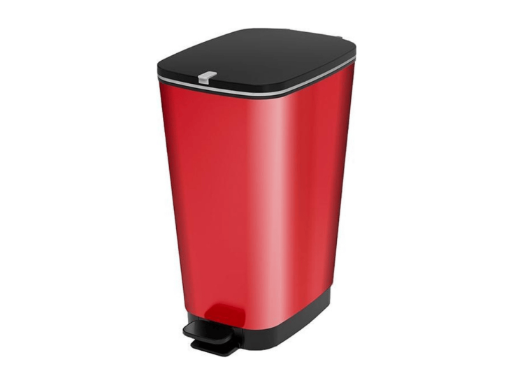 Kis Chic Bin 50 liter pedaalemmer - Red