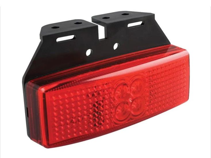 ProPlus 12/24 volt LED markeringslamp met houder - Red