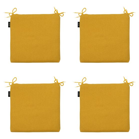 Madison Gold canvas eco+ Zitkussen - Set van 4