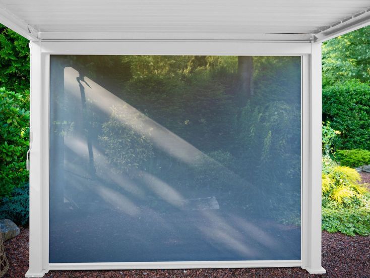 Novum Mirador Pull Down 3M Windscherm - White