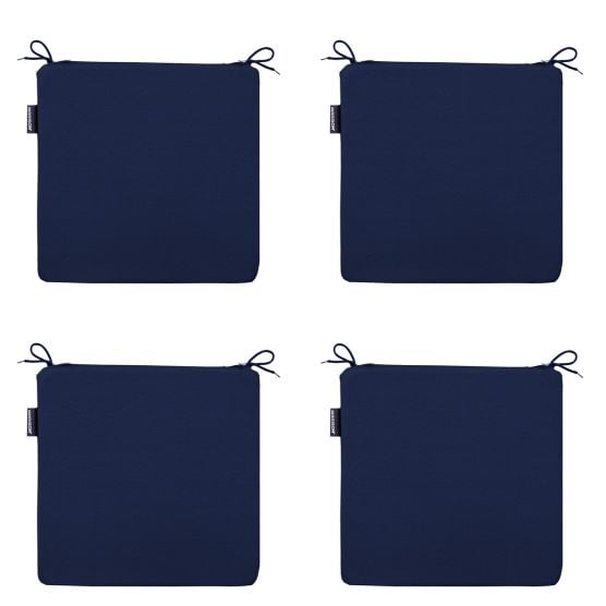 Madison Panama indigo Zitkussen - Set van 4