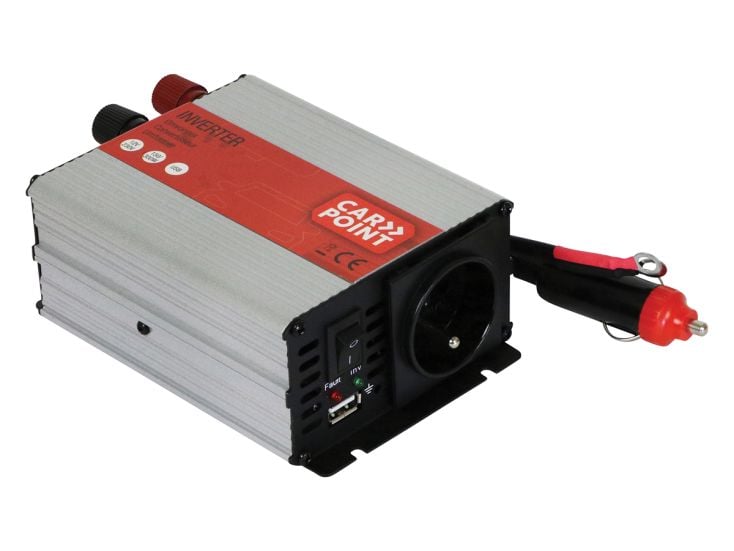 Carpoint 12V>230V frans stopcontact omvormer - 150 Watt