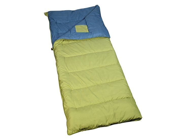 Polydaun Beachhouse Reversibel slaapzak - Lime/Blue