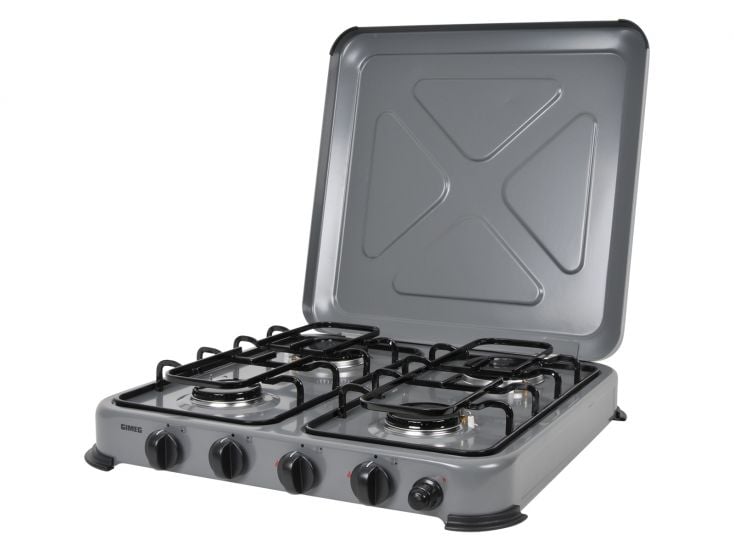 Gimeg 4-pits beveiligd kooktoestel met automatische ontsteking