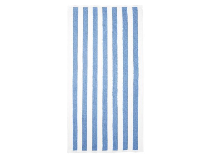 Travelhawk 152 x 76 cm strandlaken - White/Blue
