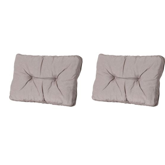 Madison Panama taupe Zitkussen - Set van 2