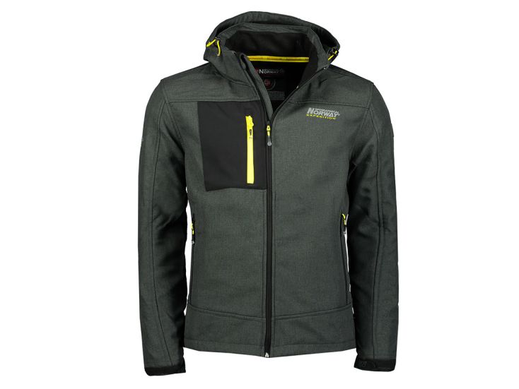 Geographical Norway Torefact softshell outdoorjas - Black