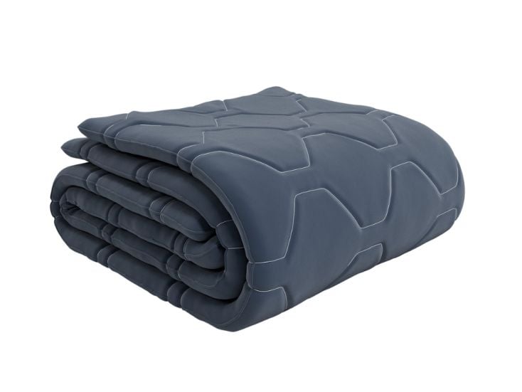 HappyBed Dark blue zomerdekbed -  140x200 cm