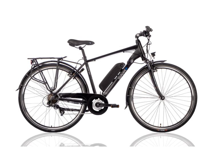 Saxxx Touring Sport 48 cm 7 sp elektrische herenfiets - Black