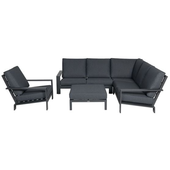 Garden Impressions Coba donker grijs - 5-delig - loungeset