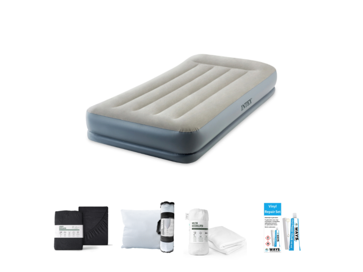 Intex Mid-Rise 191 x 99 cm Luchtbedset - 5-delig