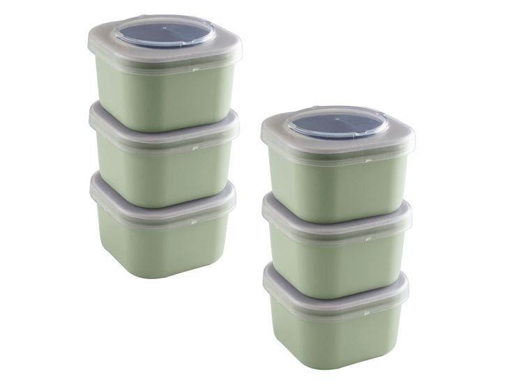 Sunware Sigma home Food to go set van 6 lunchbakjes - Green