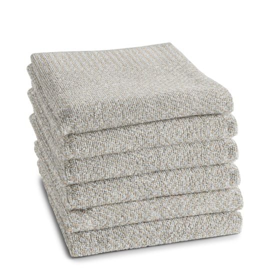 DDDDD Cisis 50 x 55 cm set van 6 keukendoeken - White
