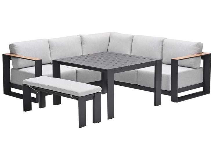 Garden Impressions Malakka 5-delige loungediningset - Sand