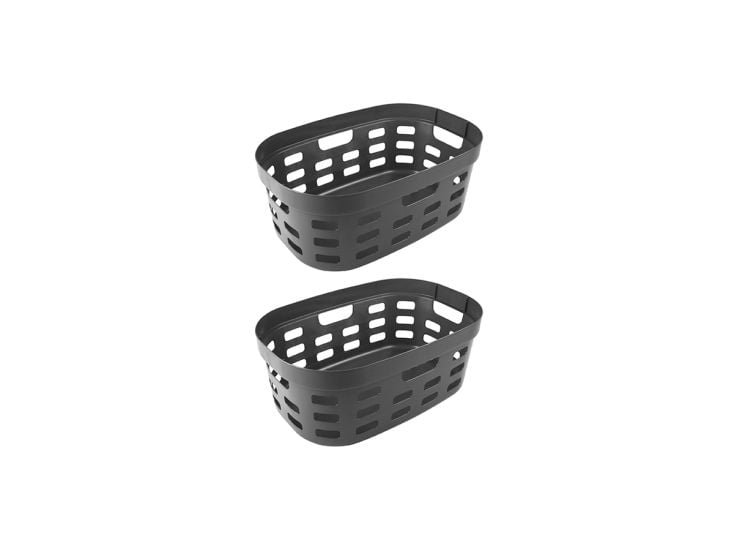 Sunware Sigma home 45 liter Anthracite wasmand - Set van 2