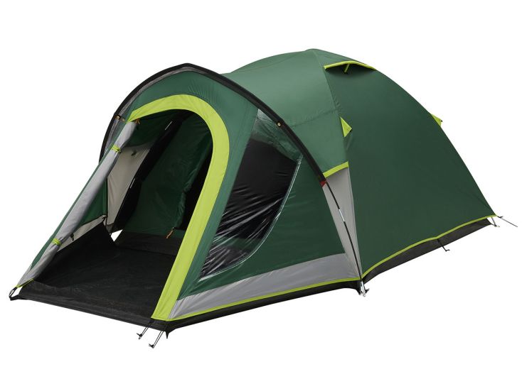 Met andere bands tussen bellen Coleman Kobuk Valley 4 Plus BlackOut koepeltent