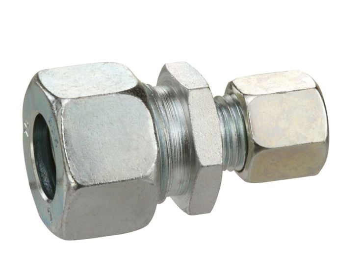 Gimeg rechte verloop aansluiting - 6/8 x 10/12 mm