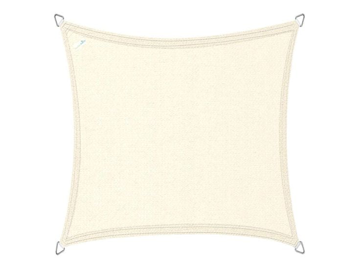 Buitenkado 3x3 crème wit HPDE waterdoorlatend schaduwdoek