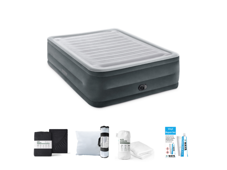 Intex Comfort Plush 203 x 152 cm Luchtbedset - 5-delig