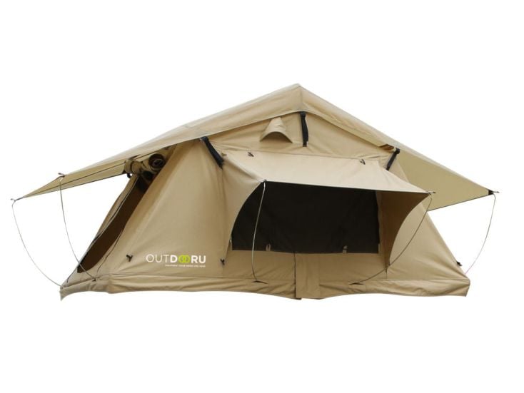 Daktent Expedition - 3 Pers 140cm Khaki - incl. ladder, Cover