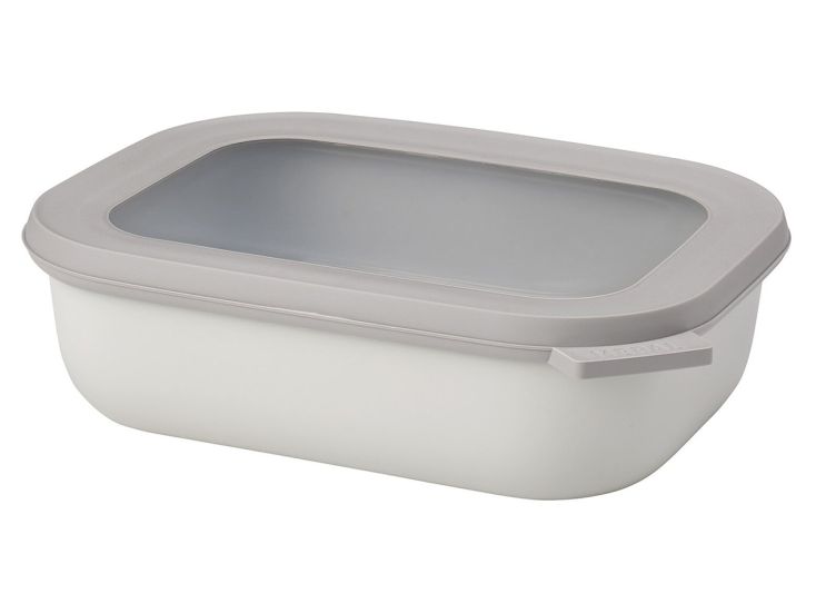 Mepal Cirqula 1000 ml rechthoekige vershouddoos - White