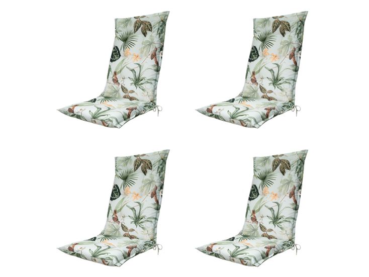 Madison Grasse green Tuinstoelkussen - Set van 4
