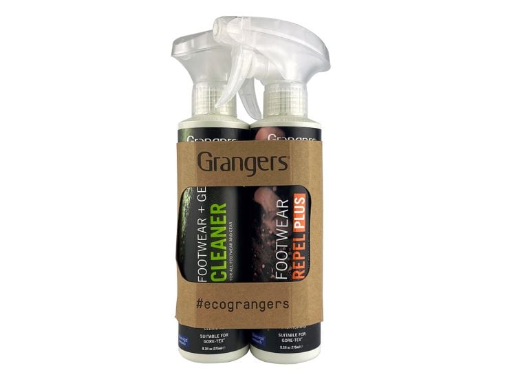 Grangers Footwear Cleaner + Repel Plus reinigingsset