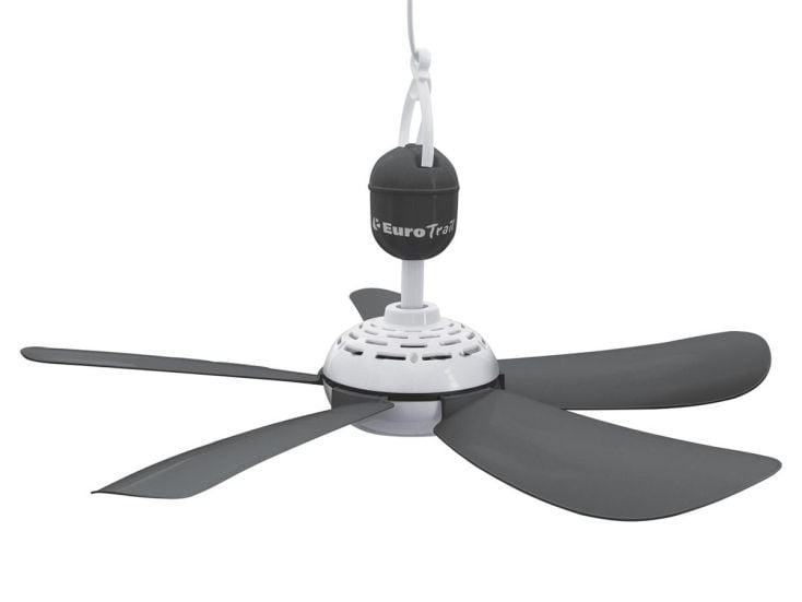 Eurotrail plafond ventilator - Charcoal