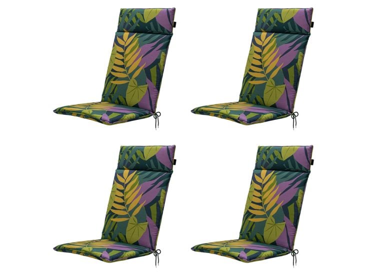 Madison Iven green Tuinstoelkussen - Set van 4