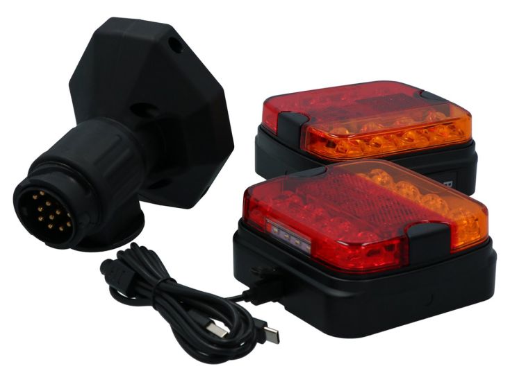 Carpoint 13-polig magnetisch Bluetooth LED achterlichten