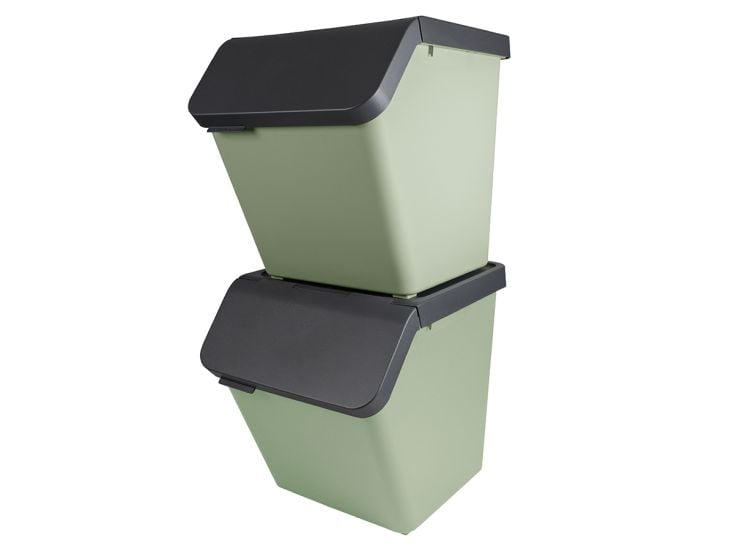 Sunware Sigma home sorteer unit 60L set van 2 + deksel - groen