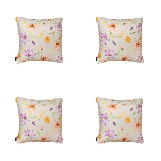 Madison Florina purple Sierkussen - Set van 4