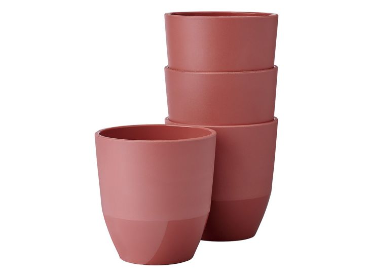 Mepal Silueta 200 ml set van 4 bekers - Red