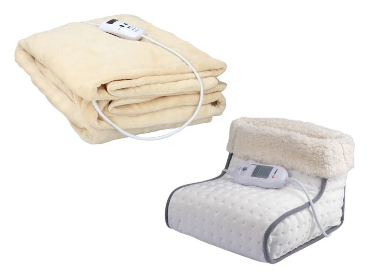Alpina elektrische deken en voetenwarmer