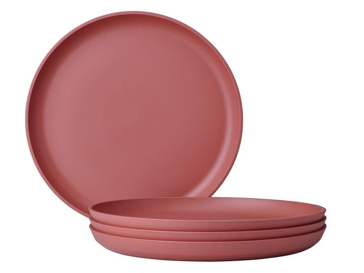 Mepal Silueta 230 mm set van 4 Ontbijtborden - Red