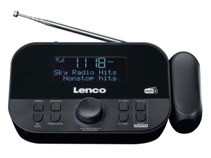 Lenco CR-615BK DAB+ en FM radio