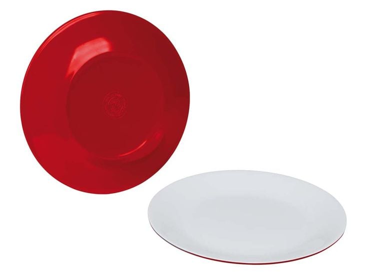 Bo-Camp Two-Tone set van 4 ontbijtborden - Red