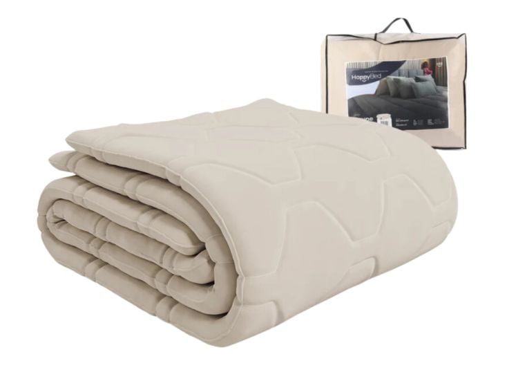 HappyBed Taupe zomerdekbed -  160x200 cm