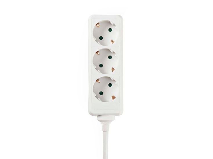 Nedis ESOC315F1WT 3-voudige stekkerdoos - 1,5 meter