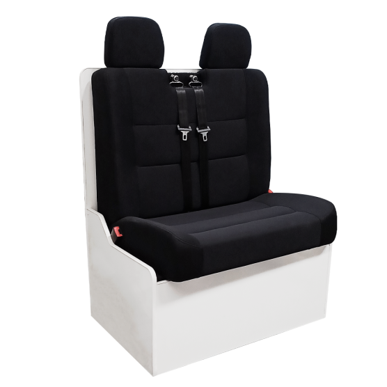 K'Foam OKB comfort seat met isofix - Premium Black