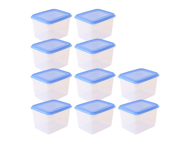 Sunware Club Cuisine 1,9 liter diepvriesdozen - Set van 10