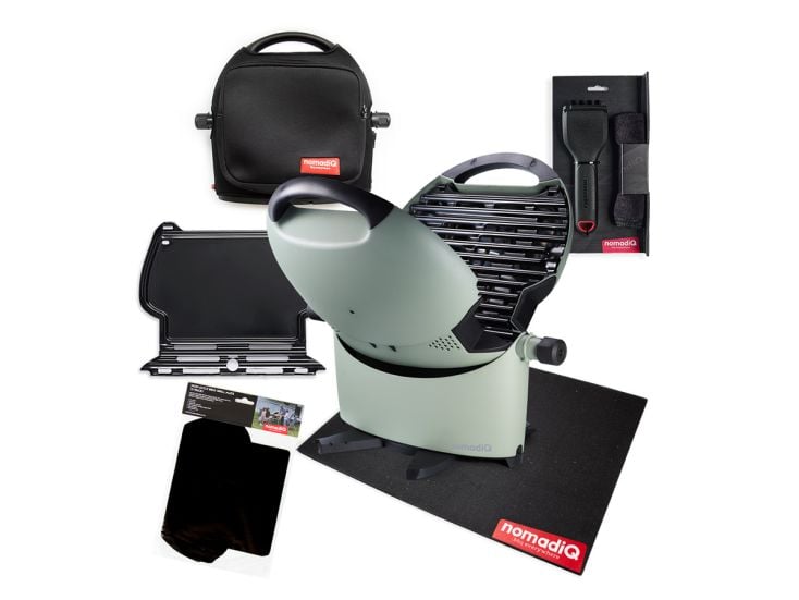 NomadiQ HOME & HOLIDAY draagbare elektrische barbecue set