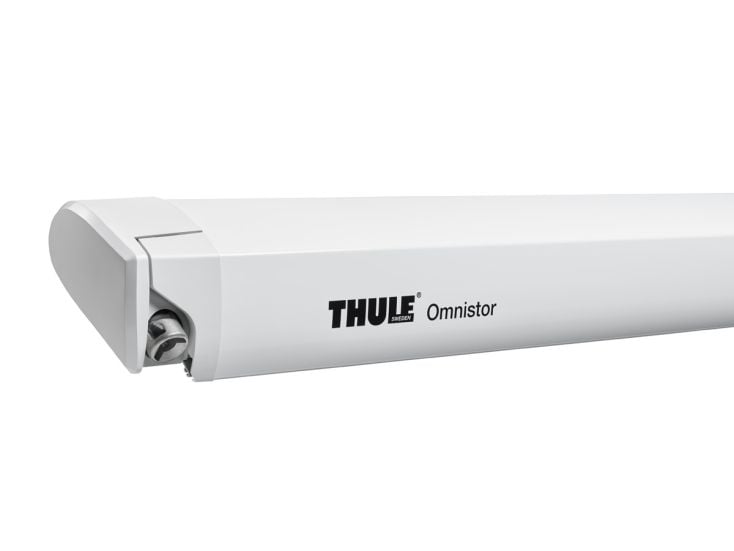 Thule Omnistor 6300 wit 500 Mystic Grey cassetteluifel