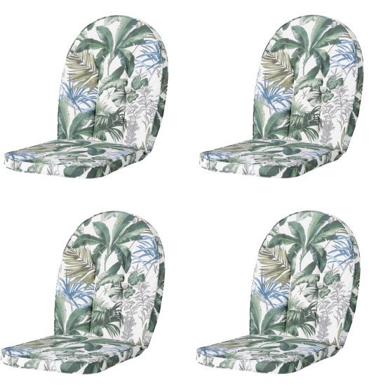 Madison Bliss blue Tuinkussen - Set van 4